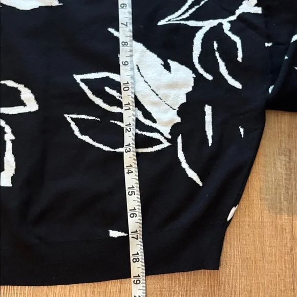 Ted Baker Cropped Jacquard Knit Sweater - Picture 6 of 9